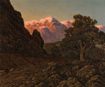 ₴ Картина пейзаж відомого художника від 251 грн.: Останні промені сонця