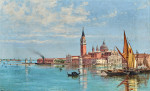 ₴ Репродукция городской пейзаж от 293 грн.: Венеция, вид на Сан-Джорджо Маджоре