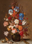 ₴ Репродукція картини натюрморт від 200 грн.: Натюрморт із квітами