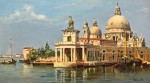 ₴ Репродукция городской пейзаж от 275 грн.: Догана, Венеция