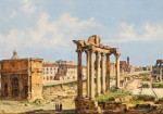 ₴ Картина городской пейзаж художницы от 223 грн.: Римский форум