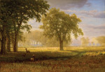₴ Картина пейзаж известного художника от 223 грн.: Олень в дубовой роще
