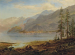 ₴ Картина краєвид відомого художника від 235 грн.: Краєвид з озером