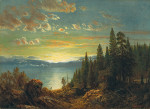 ₴ Картина пейзаж известного художника от 235 грн.: Озеро Тахо, Калифорния