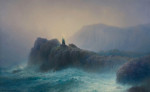 ₴ Картина краєвид відомого художника від 205 грн.: Озеро Люцерн