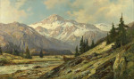 ₴ Картина краєвид відомого художника від 199 грн.: Гірський хребет
