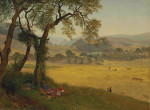 ₴ Картина пейзаж известного художника от 235 грн.: Золотой летний день недалеко от Окленда