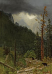 ₴ Картина пейзаж известного художника от 208 грн.: Скалистые горы после бури