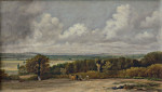 ₴ Картина пейзаж відомого художника від 193 грн: Сцена оранки у Саффолці