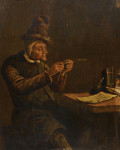 ₴ Картина бытовой жанр известного художника от 242 грн.: Писатель за своим столом