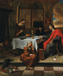 ₴ Картина бытовой жанр известного художника от 232 грн.: Христос в доме Марфы и Марии