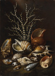 ₴ Картина натюрморт художника от 200 грн.: Кораллы и ракушки
