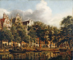 ₴ Репродукция городской пейзаж от 259 грн.: Херенграхт в Амстердаме