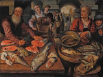 ₴ Репродукция бытового жанра от 241 грн.: Рыбный рынок