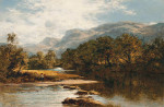 ₴ Репродукция пейзаж от 231 грн.: Отдых у реки