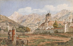 ₴ Репродукция пейзаж от 247 грн.: Монастырь Адмонта
