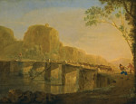₴ Репродукция пейзаж от 241 грн.: Пейзаж с пастухами и их стадом, пересекающим мост Аккория возле Тиволи