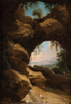 ₴ Репродукция пейзаж от 213 грн.: Пейзаж с видом на пещеру