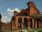 ₴ Репродукция городской пейзаж от 241 грн.: Базилика Константина, Рим