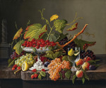 ₴ Репродукция натюрморт от 259 грн.: Изобилие фруктов