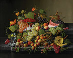 ₴ Репродукция натюрморт от 253 грн.: Обильные фрукты