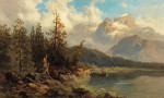 ₴ Репродукция пейзаж от 199 грн.: Озеро Гозау с Дахштайном