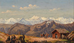 ₴ Репродукция пейзаж от 193 грн.: Вид с Гамскогеля в Гаштайне
