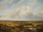 ₴ Репродукция пейзаж от 235 грн.: Вид на дюны с руинами замка Бредероде недалеко от Сантпорта