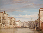 ₴ Репродукция городской пейзаж от 241 грн.: Гранд-канал, Венеция, вид на Риальто