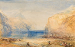 ₴ Репродукция пейзаж от 269 грн.: Флюэлен, глядя на озеро