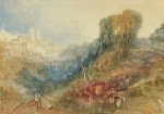 ₴ Репродукция пейзаж от 293 грн.: Лозанна, вид с запада
