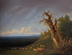 ₴ Репродукция пейзаж от 317 грн.: Пастух мальчик на холме
