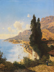 ₴ Репродукция пейзаж от 257 грн.: Монако под Ниццей
