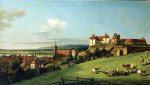 ₴ Репродукция городской пейзаж от 253 грн.: Вид на Пирну из замка Зонненштайн