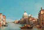 ₴ Репродукция городской пейзаж от 293 грн.: Венеция, вид на Гранд-канал из Санта-Мария-делла-Салюте