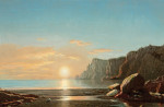 ⚓Репродукция морской пейзаж от 277 грн.: Вид на Северную Голову на рассвете в заливе Фанди