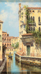 ₴ Репродукція міський краєвид 275 грн.: Канал у Венеції з видом на задню частину палаццо Рокка