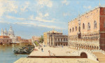 ₴ Репродукция городской пейзаж от 284 грн.: Дворец Дожей, Венеция