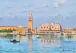₴ Репродукция городской пейзаж от 337 грн.: Моло, Венеция