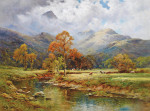 ₴ Репродукция пейзаж от 241 грн.: Английские озера, осень в Исдейл