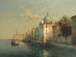 ₴ Репродукція міський краєвид 355 грн.: Венеціанський канал із дзвіницею Святого Марка