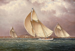⚓Репродукція морський краєвид від 328 грн.: Яхтинг у гавані Бостона