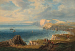 ₴ Репродукция пейзаж от 328 грн.: Ходоки на скалах над заливом Фрешуотер, вид с востока