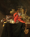 ₴ Репродукція натюрморт від 349 грн.: Натюрморт з омаром, ремером, олов'яною кружкою та лимоном