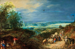 ₴ Репродукция пейзаж от 310 грн.: Пейзаж с крестьянами