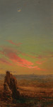 ₴ Репродукция пейзаж от 208 грн.: Закат возле Рима
