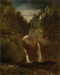 ₴ Репродукция пейзаж от 356 грн.: Скалистый пруд, водопад Баш-Биш