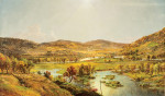 ₴ Репродукция пейзаж от 284 грн.: Сиднейские равнины с союзом рек Саскуэханна и Унадилла