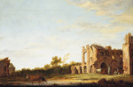 ₴ Репродукция пейзаж от 310 грн.: Пейзаж с развалинами Рейнсбургского аббатства вблизи Лейдена
