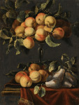 ₴ Репродукция натюрморт от 371 грн.: Натюрморты с фруктами и стеклянной тазой